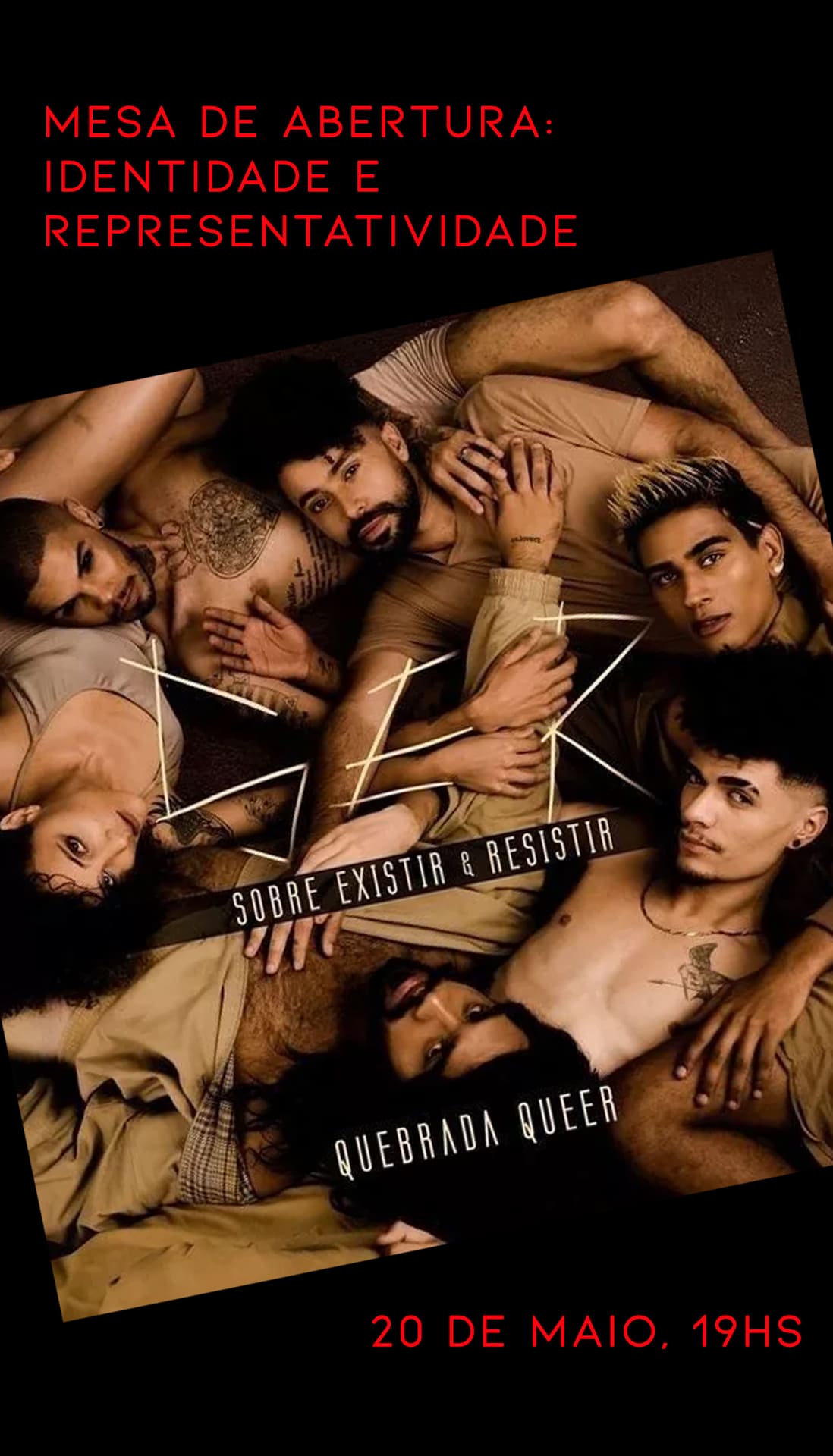 Publicação no Quebrada Story compartilhando o evento